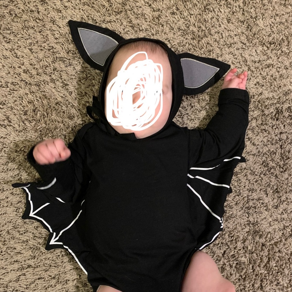 Baby Bat Halloween Costume 6-9 mo
